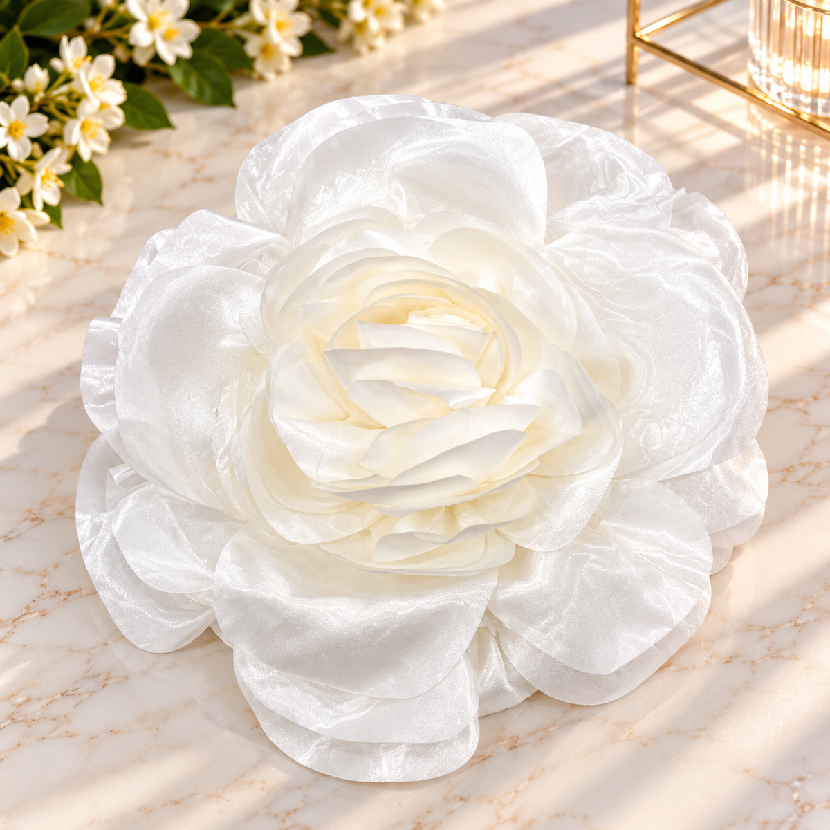 Floare Decorativa Din Satin
