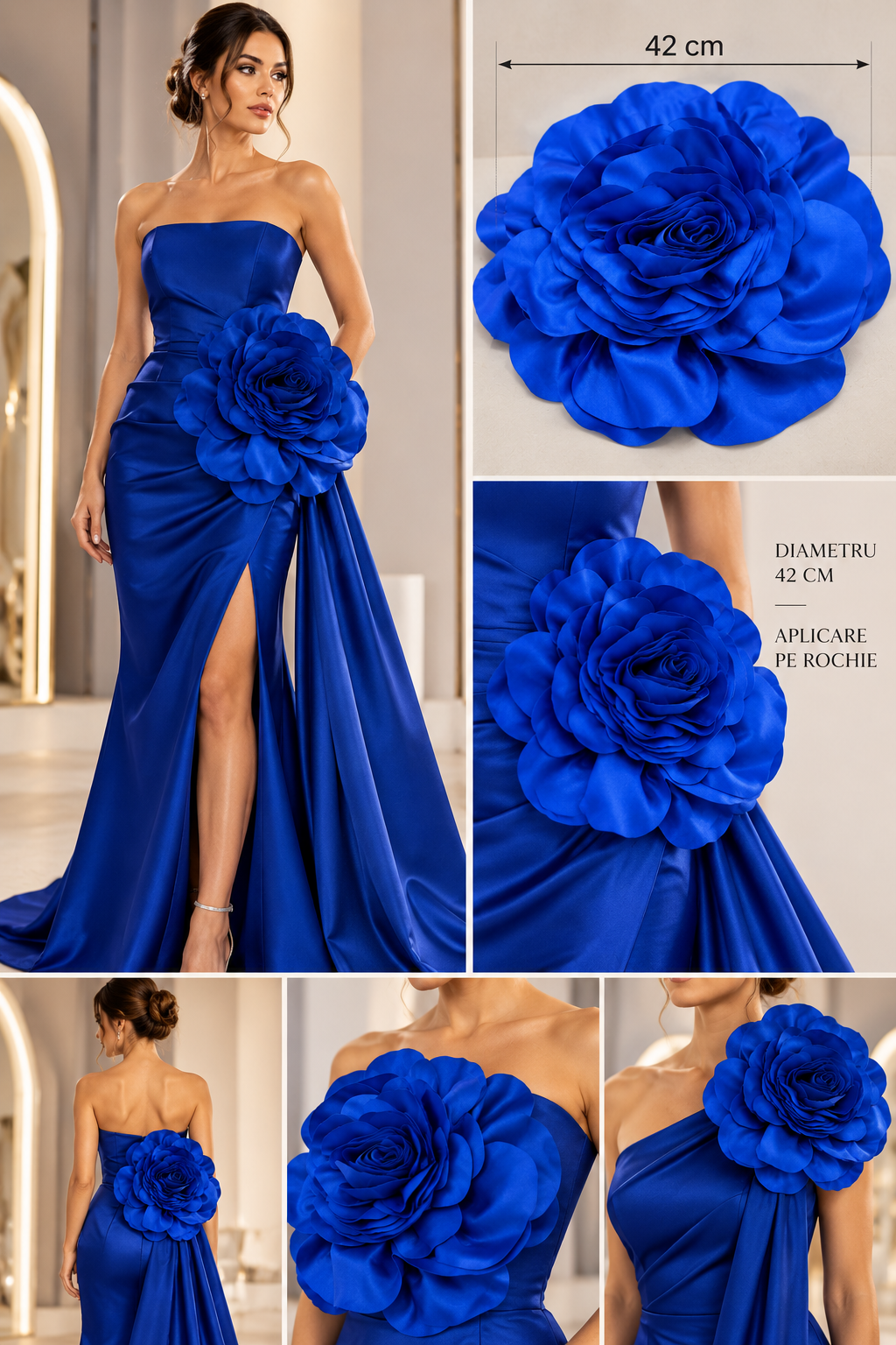 Floare Decorativa Din Satin