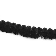 Banda decorativa 3cm negru, alb si rosu – pasmanterie eleganta pentru finisaje