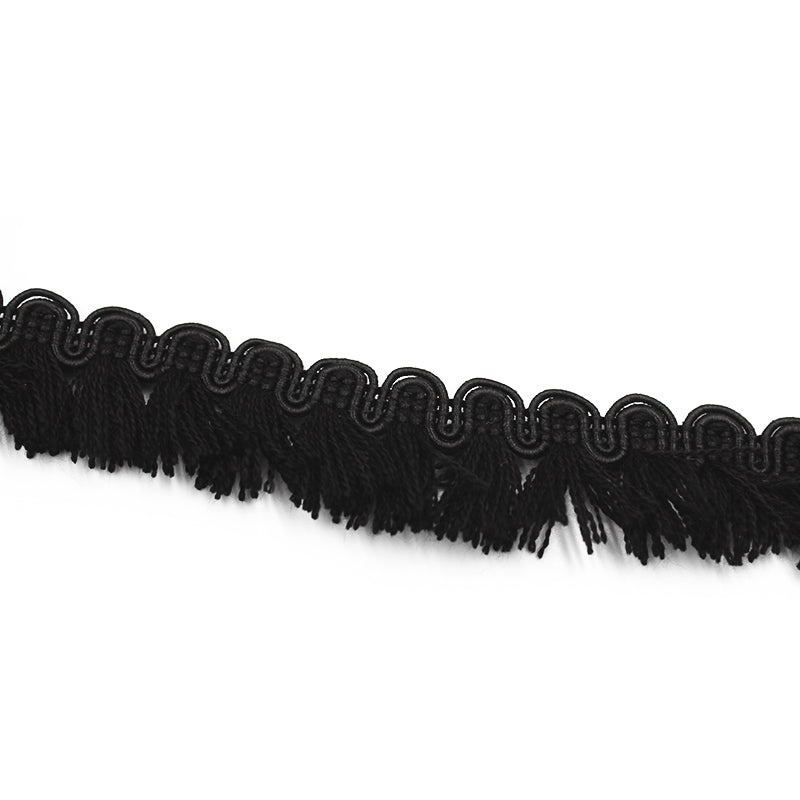 Banda decorativa 3cm negru, alb si rosu – pasmanterie eleganta pentru finisaje