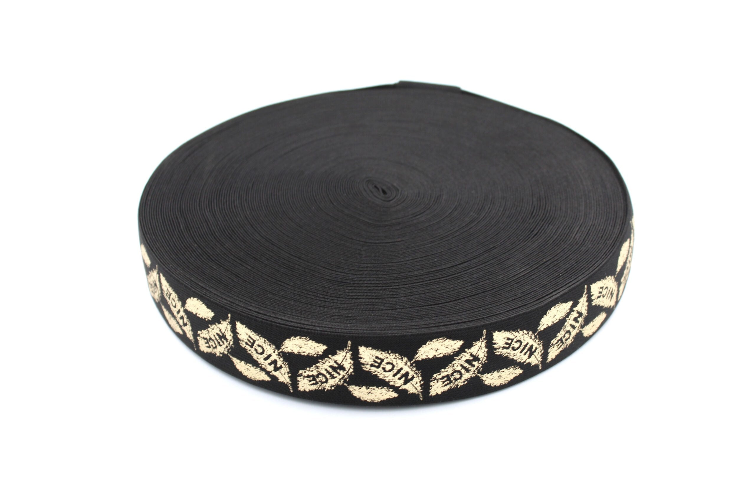 Banda Elastica cu Fulgi Decorativi – 4 cm – Rolă 46 m