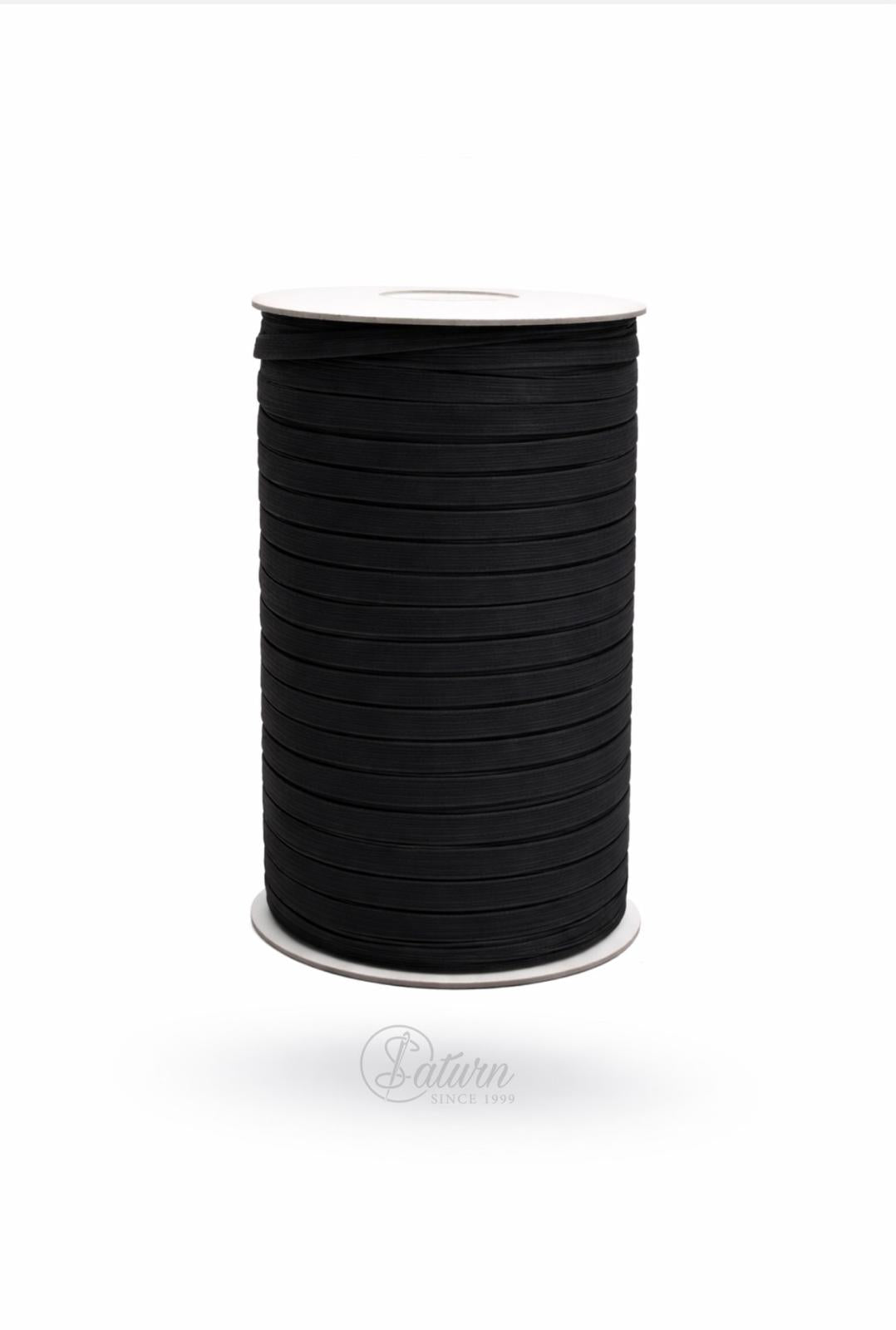 elastic negru/jartea / industrial mercerie saturn 