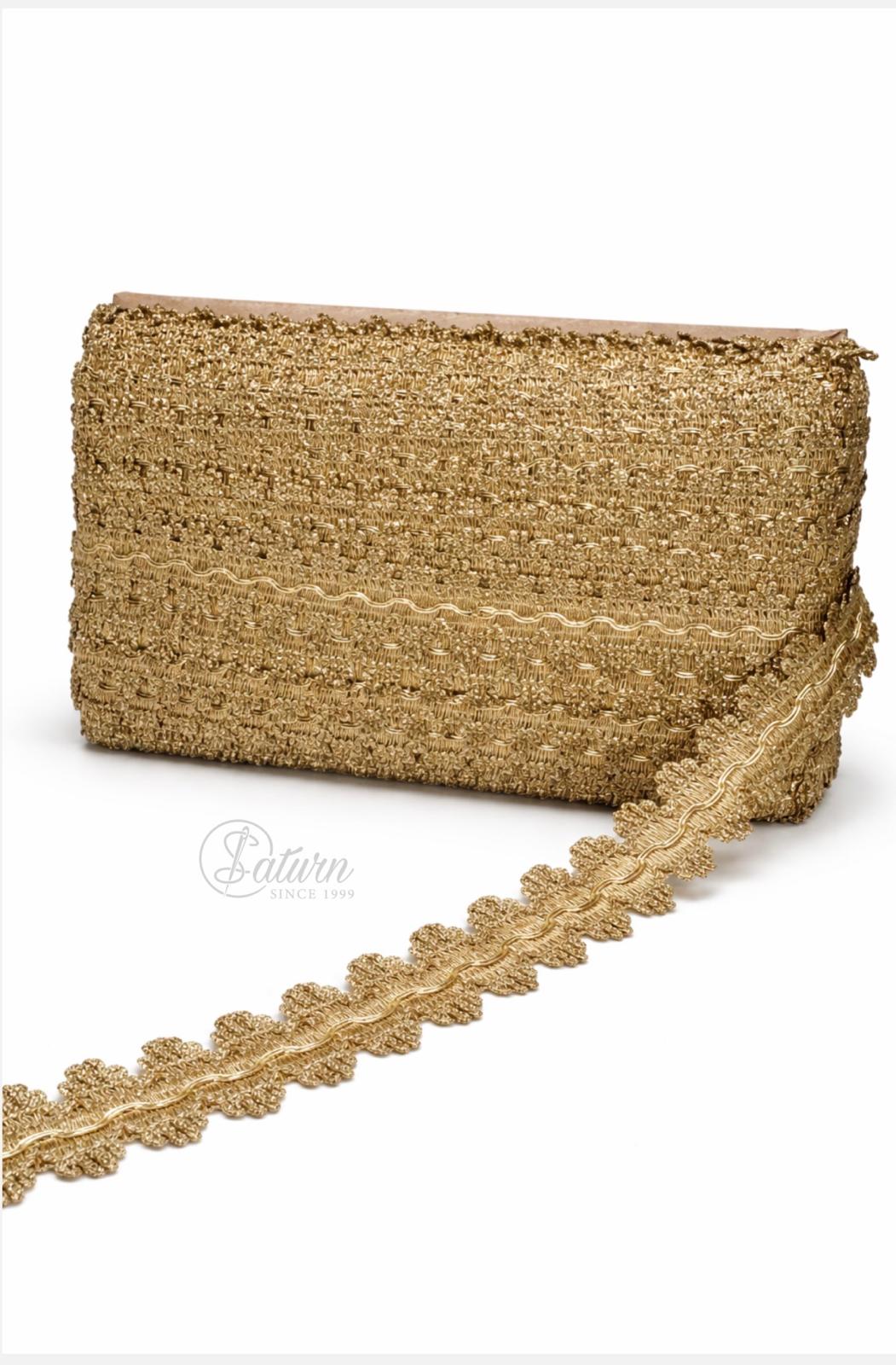 Banda decorativa aurie 4 cm –M15  mercerie saturn 