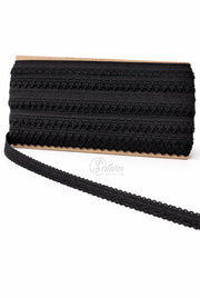 Banda decorativa neagra cu model floral 2 cm M34 – pasmanterie eleganta la metru banda decorativa
pasmanterie
accesorii cusut
fir metalizat
ornamente textile
materiale handmade mercerie saturn 