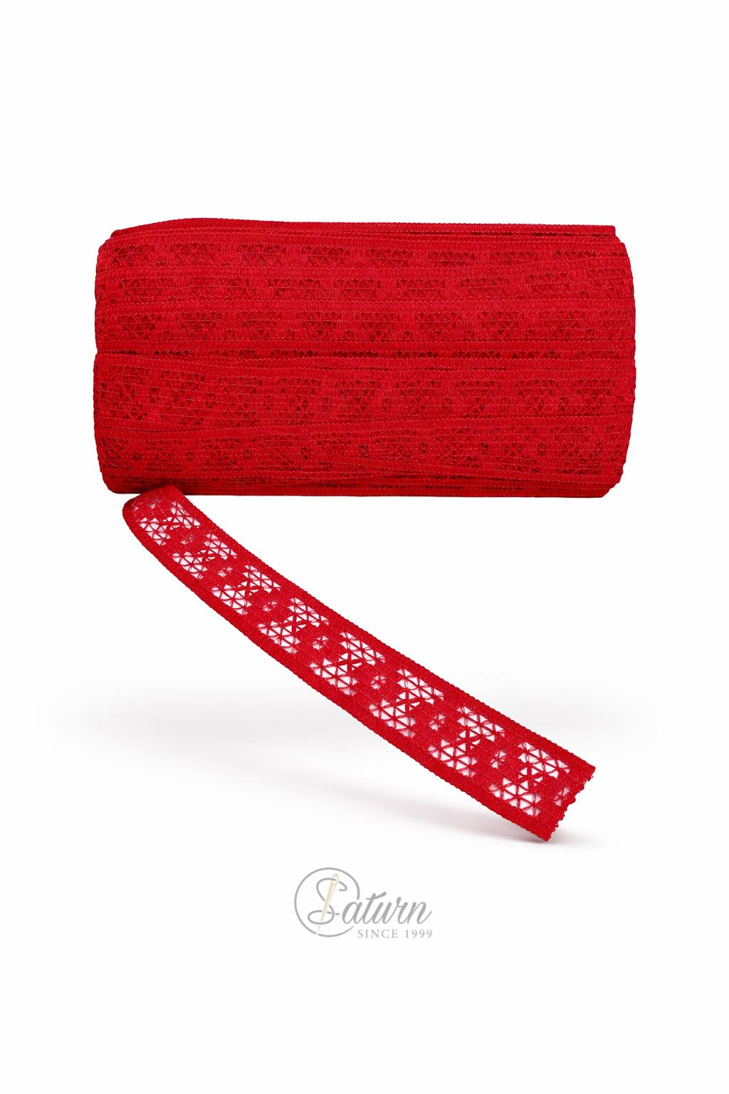 Banda decorativa tip dantela 4 cm Pasmanterie rosu mercerie satrun banda decorativa
pasmanterie
accesorii cusut
fir metalizat
ornamente textile
materiale handmade