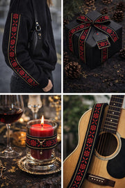 Banda tradiționala pentru costume, hanorace și accesorii – 4,1 cm, Model 4, rola 25 metri