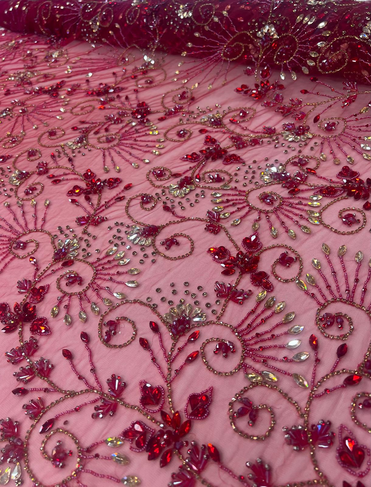 Broderie Luxury pe tul