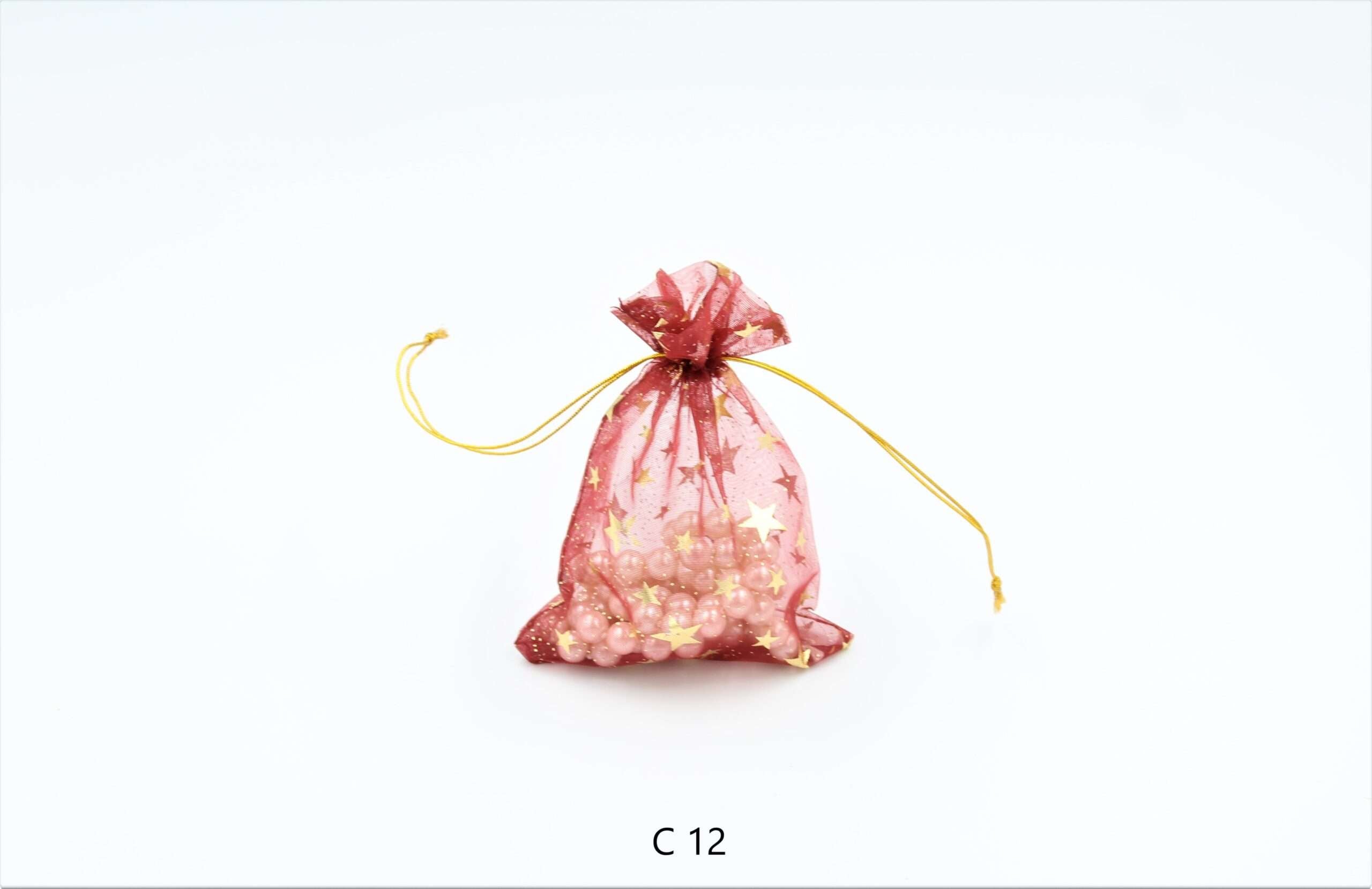 Saculeti organza 9X12 Cm (100 Buc/Pachet)