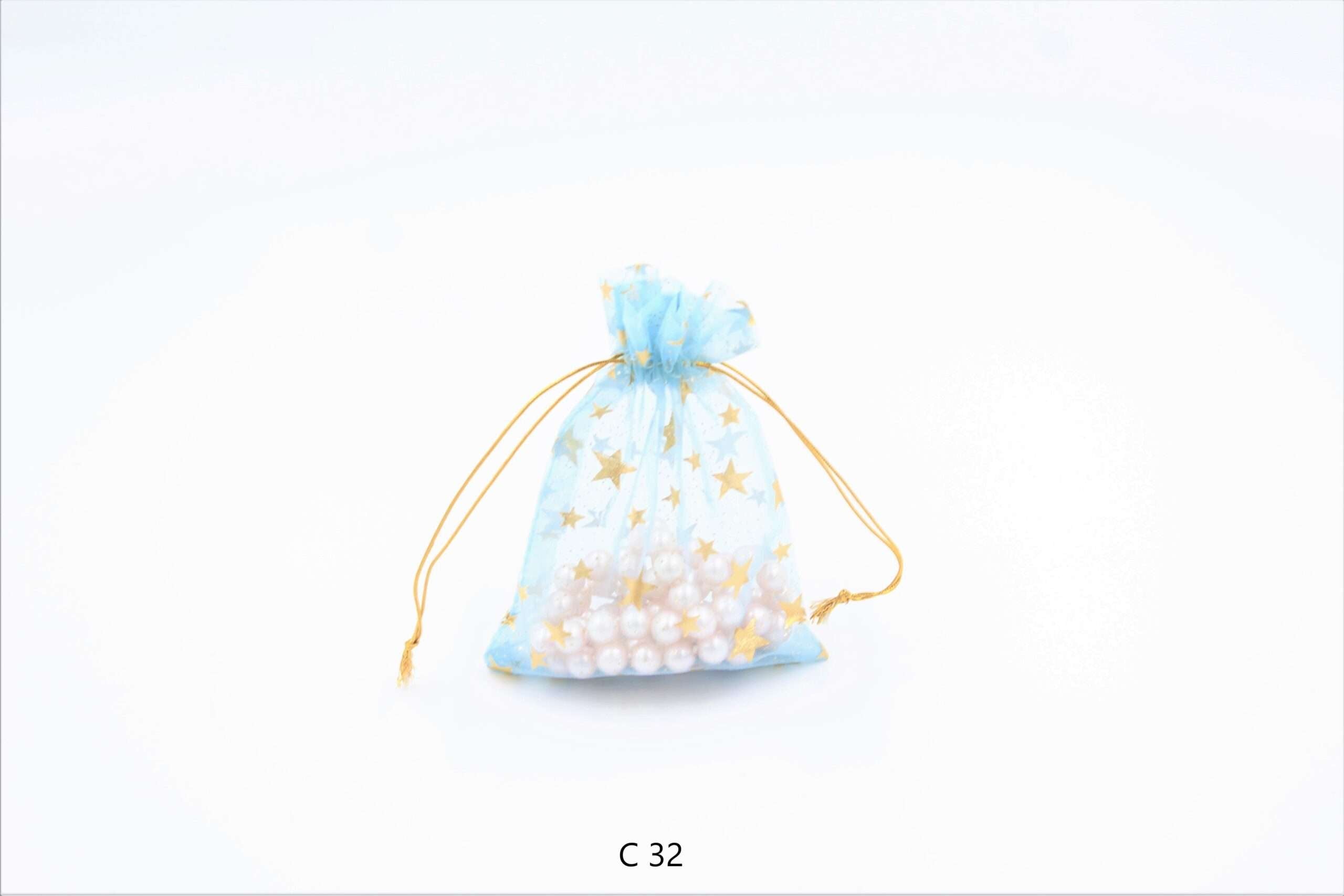 Saculeti organza 9X12 Cm (100 Buc/Pachet)