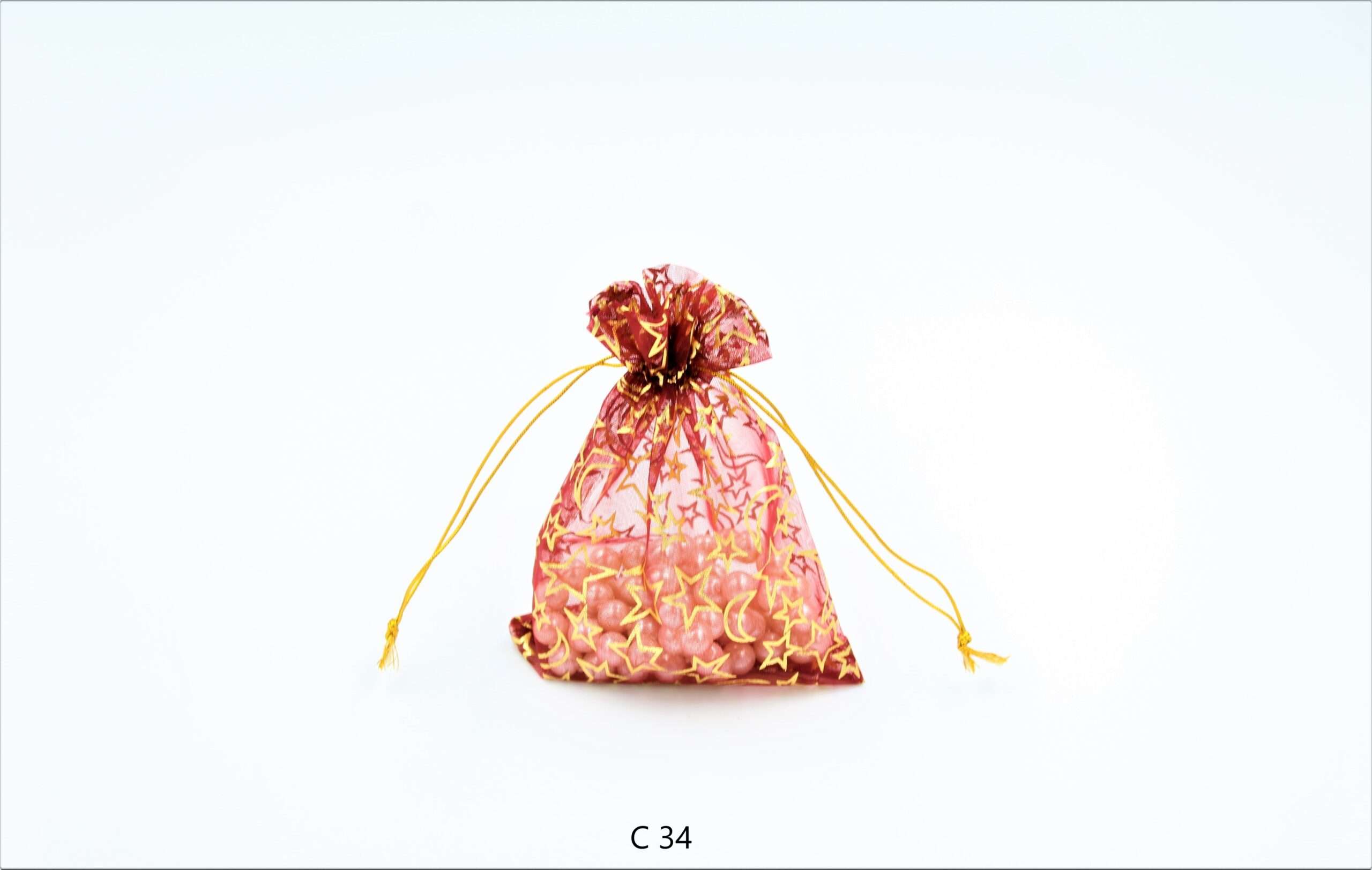 Saculeti organza  9 X12 Cm (100 Buc/Pachet)