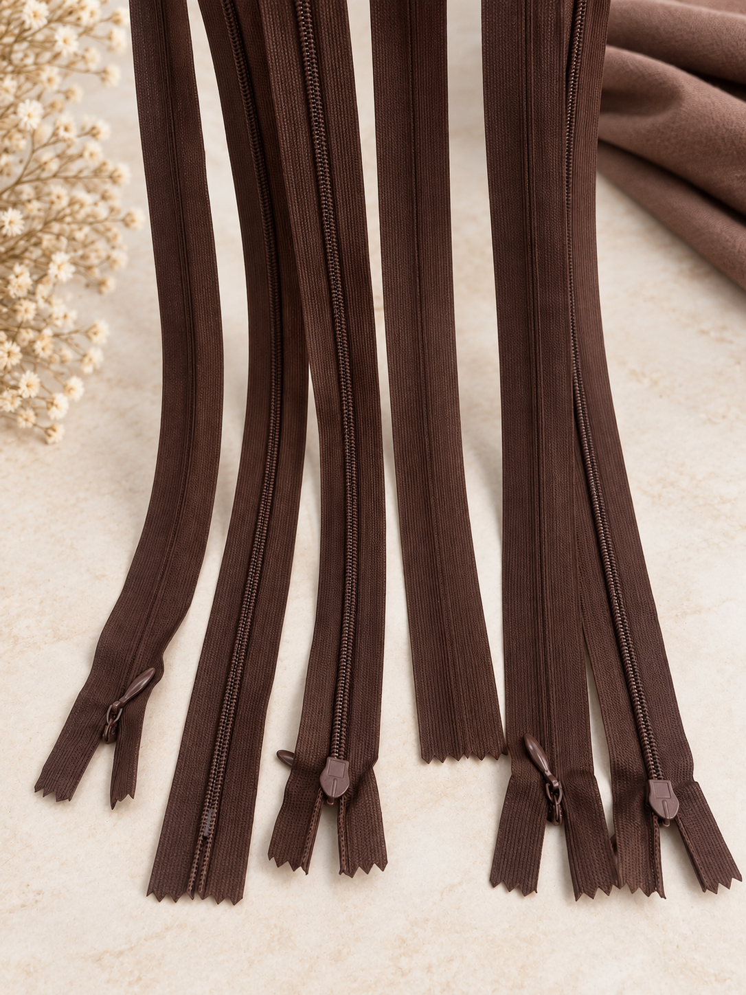 Set 50 fermoare ascunse 60cm,plastic rezistent,tip 3