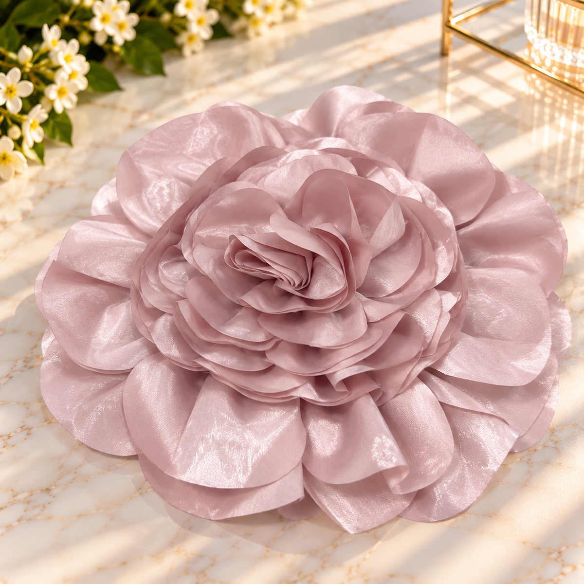 Floare Decorativa Din Satin
