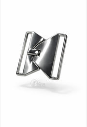 Catarama Metalica Argintie 4,5 x 4 cm – pentru Curele, Genti si Accesorii mercerie saturn catarame