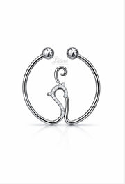 Catarama argintie 6 cm cu cristale – accesoriu elegant pentru rochii si costume de baie mercerie saturn 
