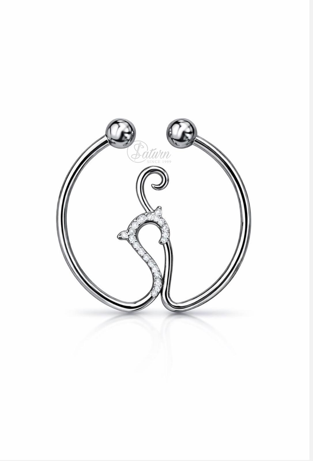 Catarama argintie 6 cm cu cristale – accesoriu elegant pentru rochii si costume de baie mercerie saturn 