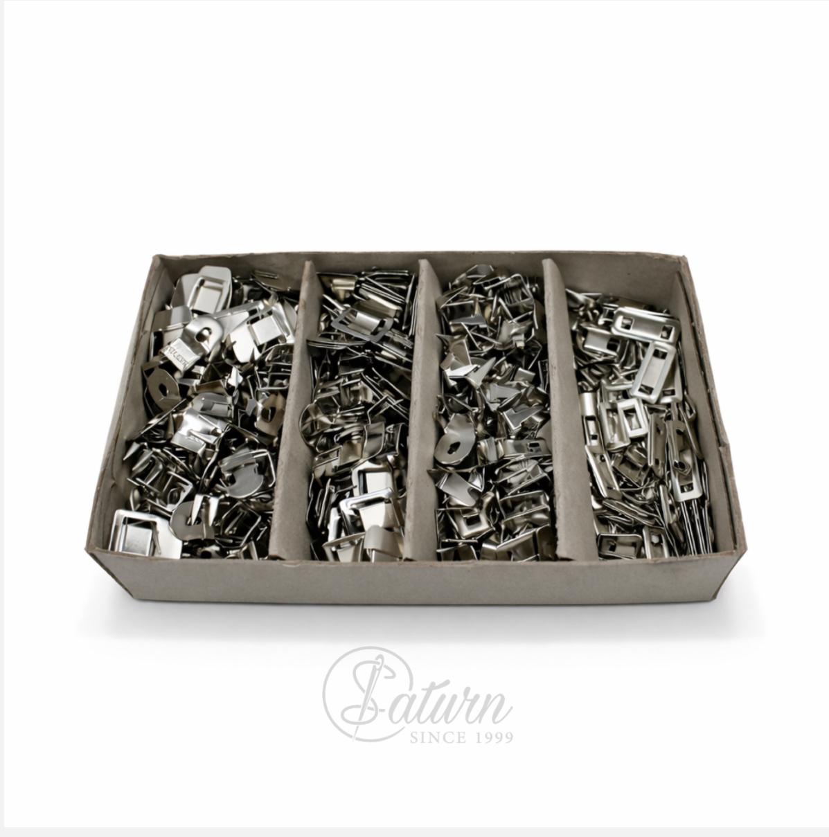 Copci pentru Pantaloni din Metal – Set 144 Perechi/Cutie – Accesorii Croitorie mercerie saturn  