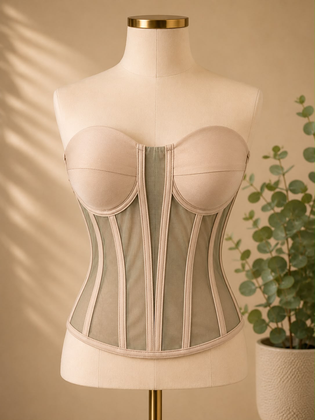 Corset Modelator cu Decupaj Rafinat In Cupe M2