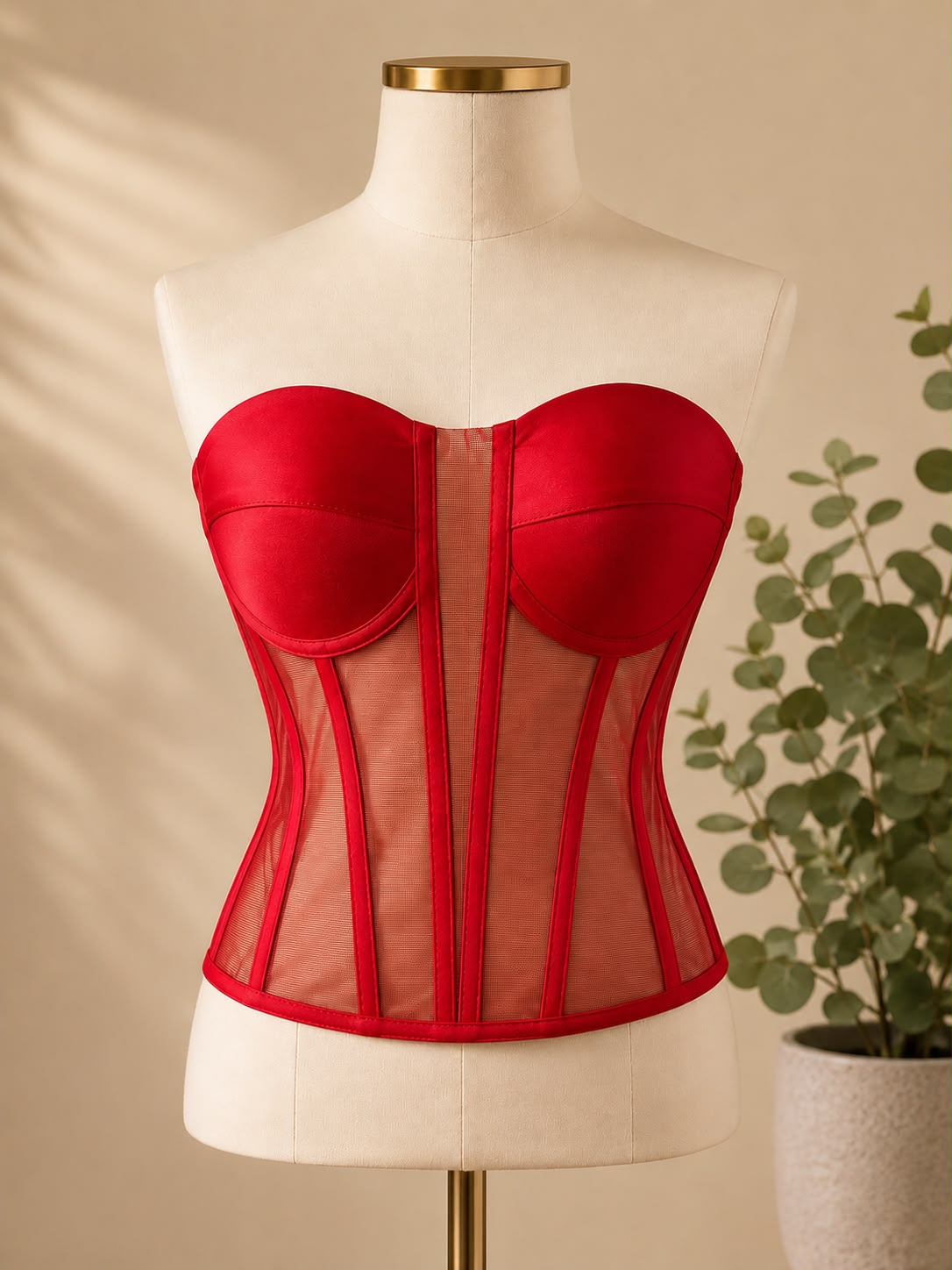 Corset Modelator cu Decupaj Rafinat In Cupe M2