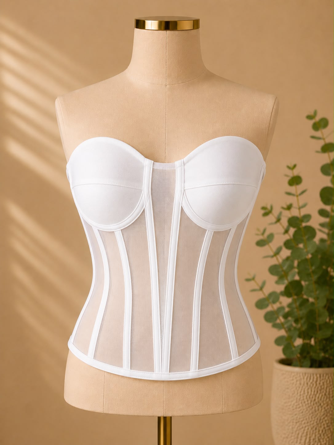 Corset Modelator cu Decupaj Rafinat In Cupe M2