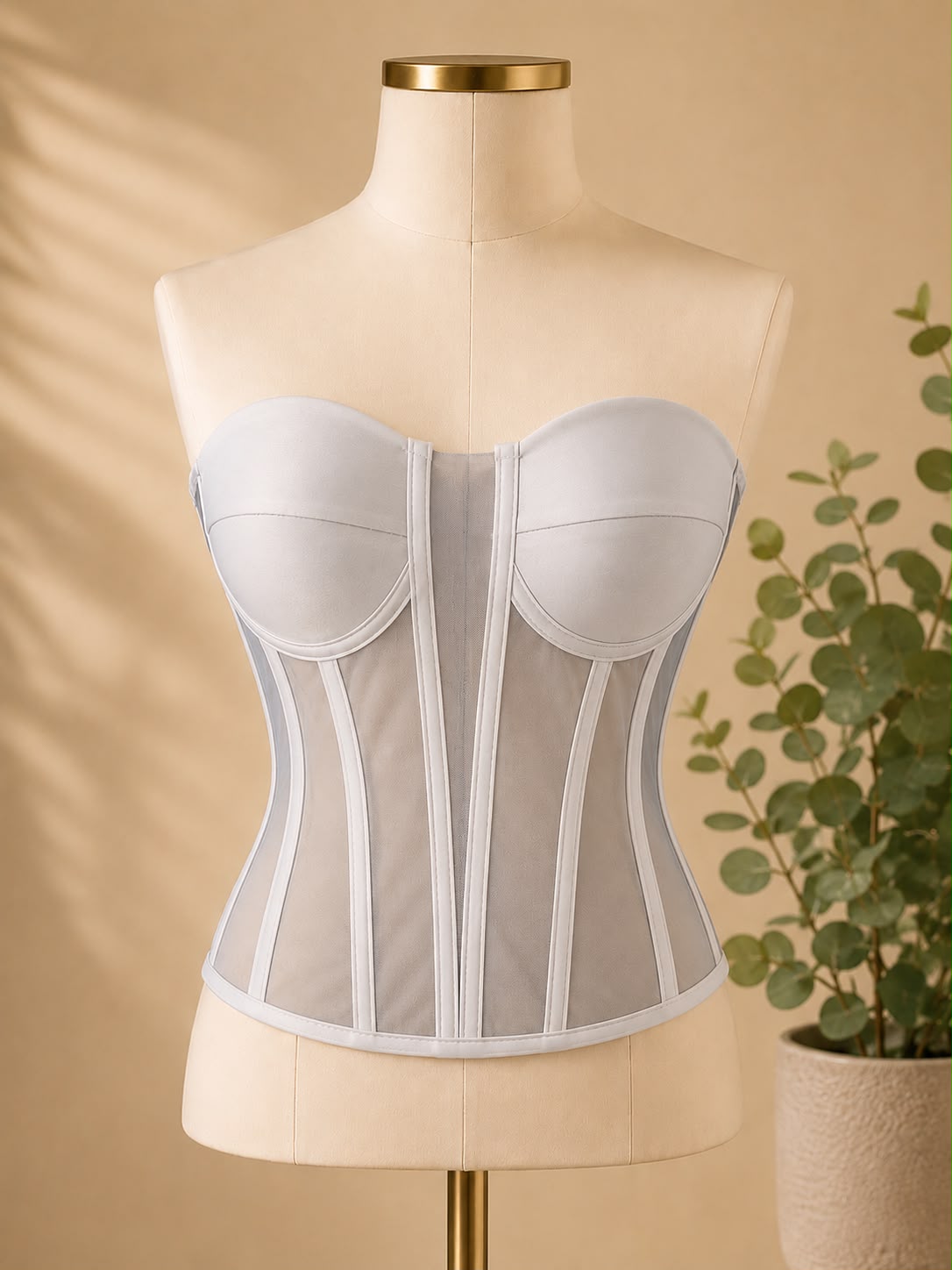 Corset Modelator cu Decupaj Rafinat In Cupe M2
