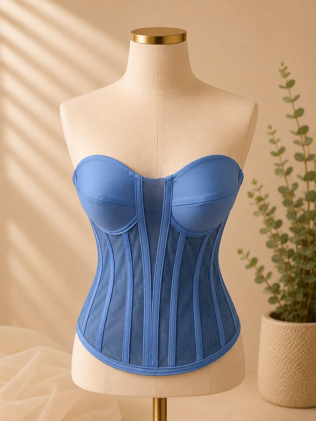 Corset Modelator cu Decupaj Rafinat In Cupe M2