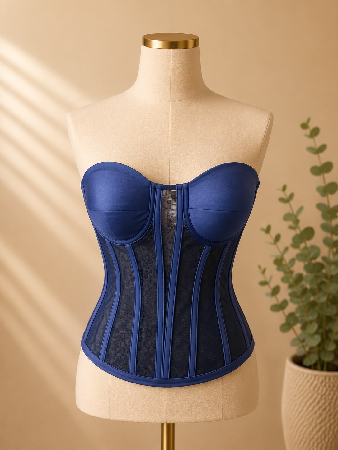 Corset Modelator cu Decupaj Rafinat In Cupe M2