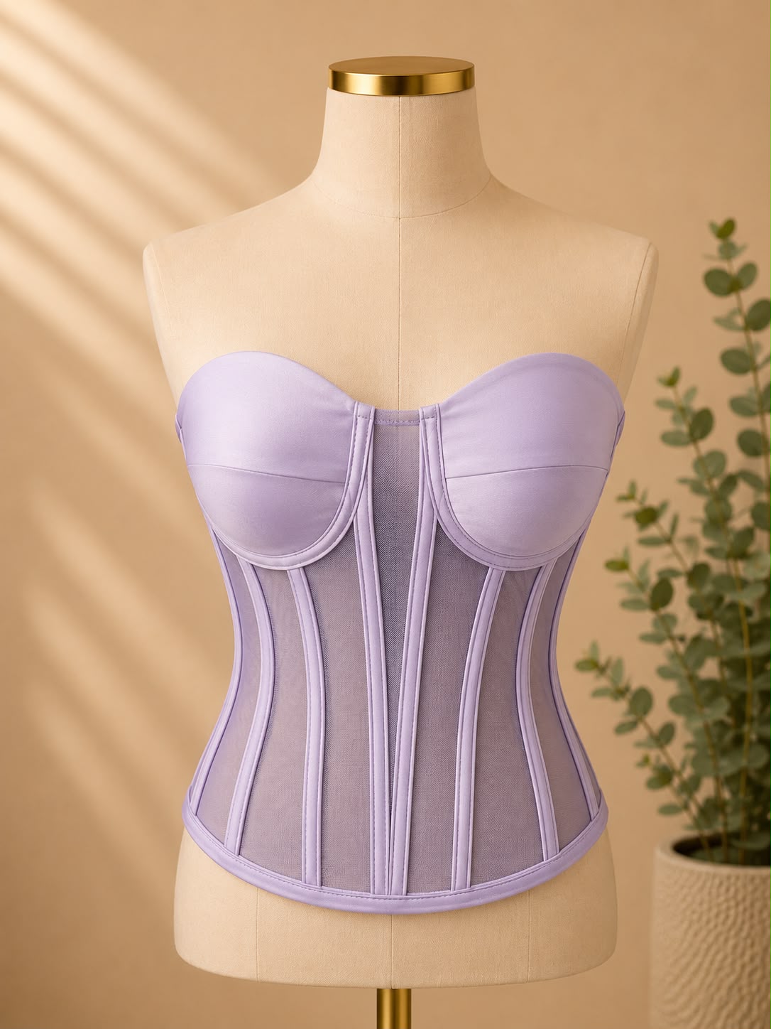 Corset Modelator cu Decupaj Rafinat In Cupe M2