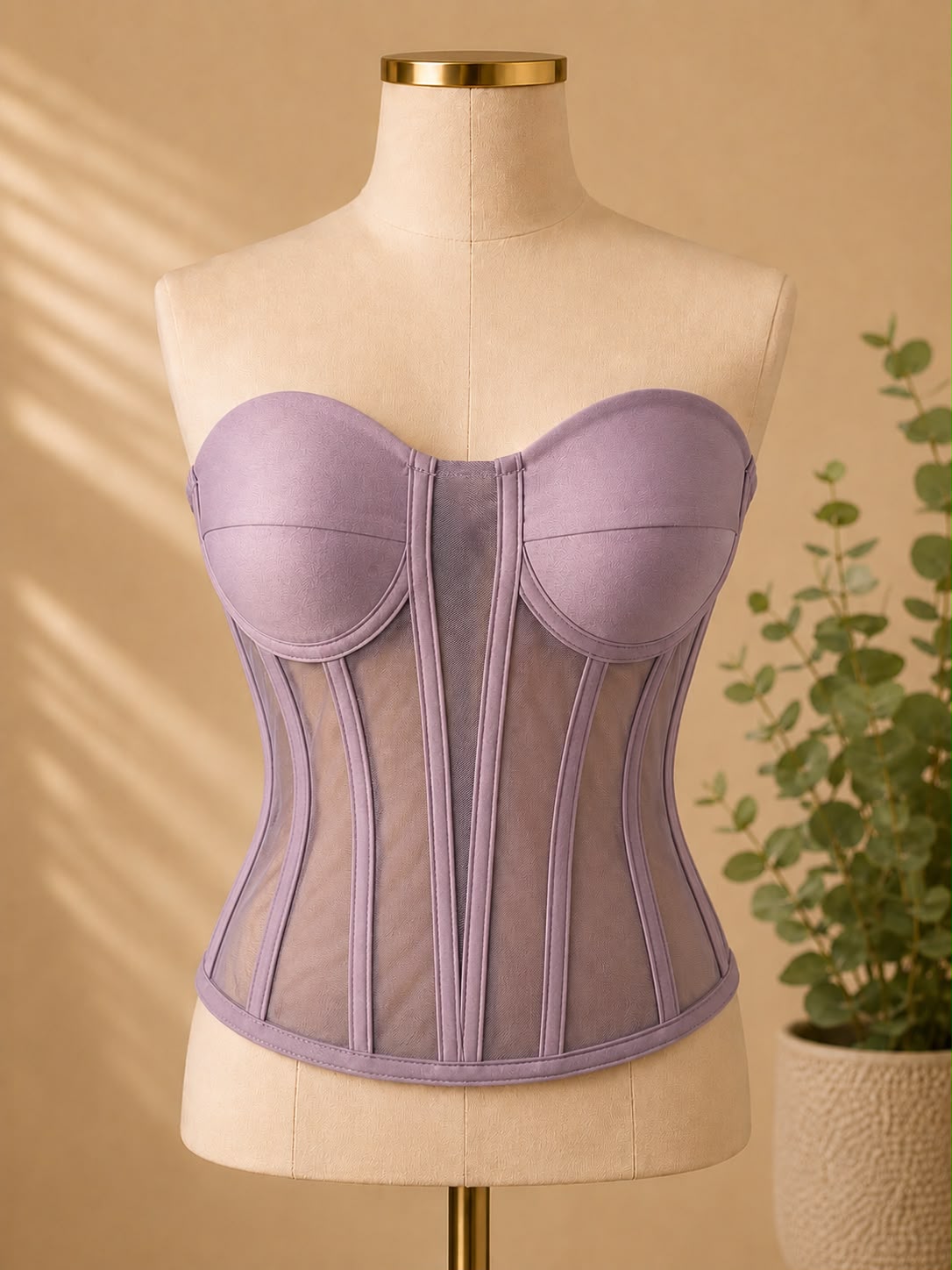 Corset Modelator cu Decupaj Rafinat In Cupe M2