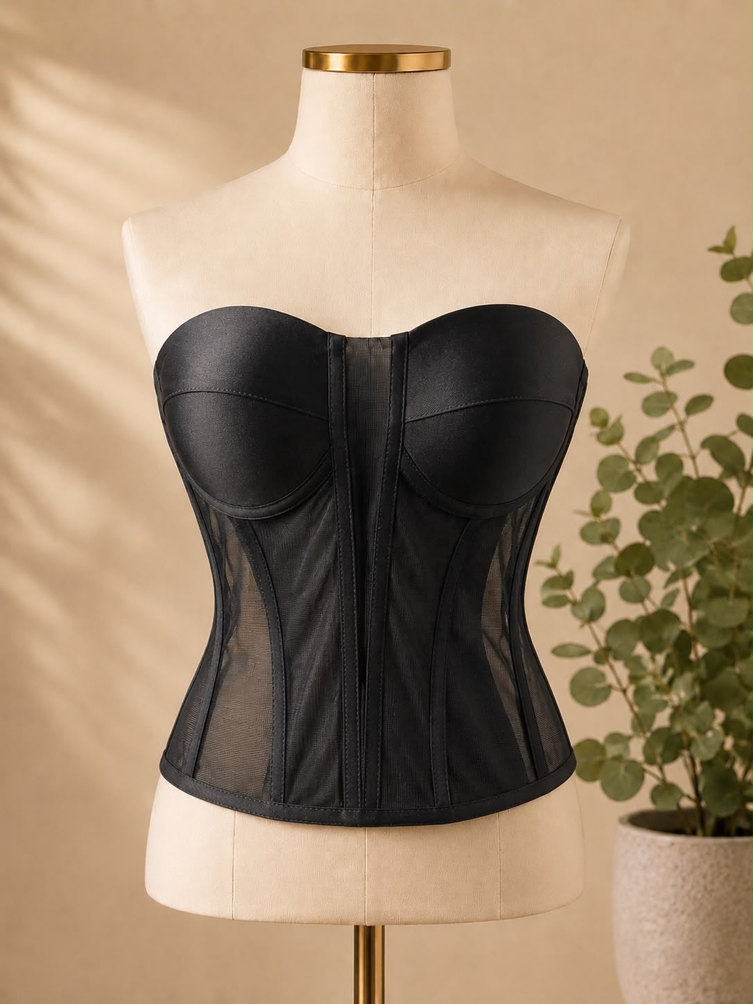 Corset Modelator cu Decupaj Rafinat In Cupe M2
