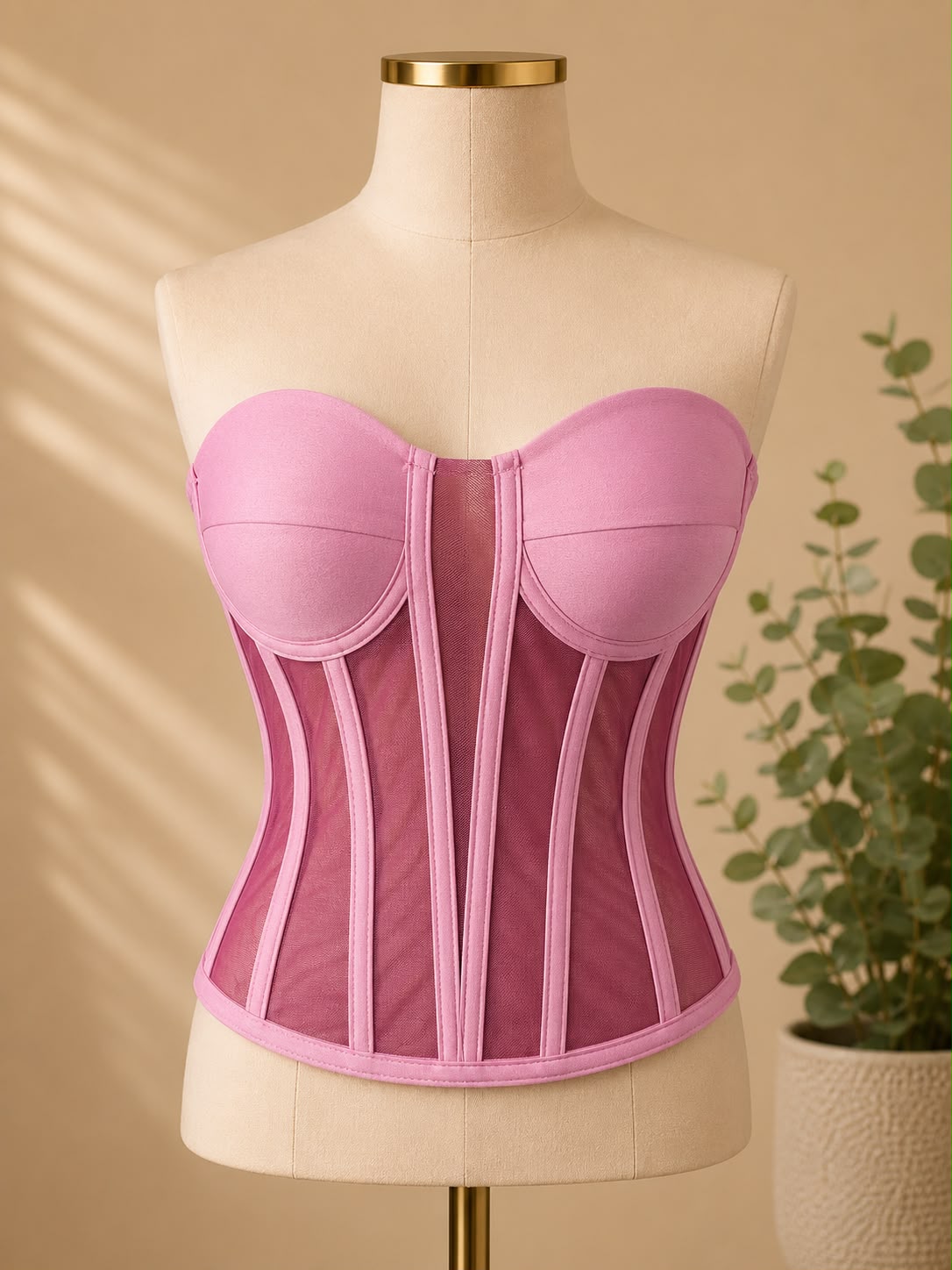 Corset Modelator cu Decupaj Rafinat In Cupe M2