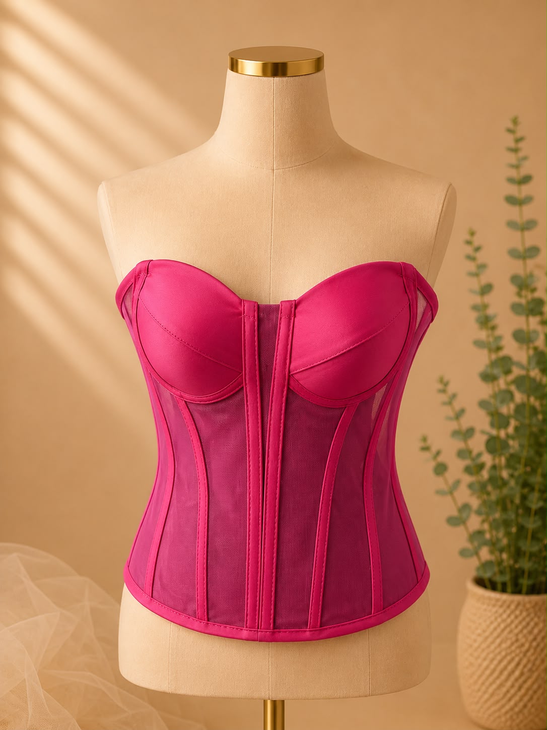 Corset Modelator cu Decupaj Rafinat In Cupe M2
