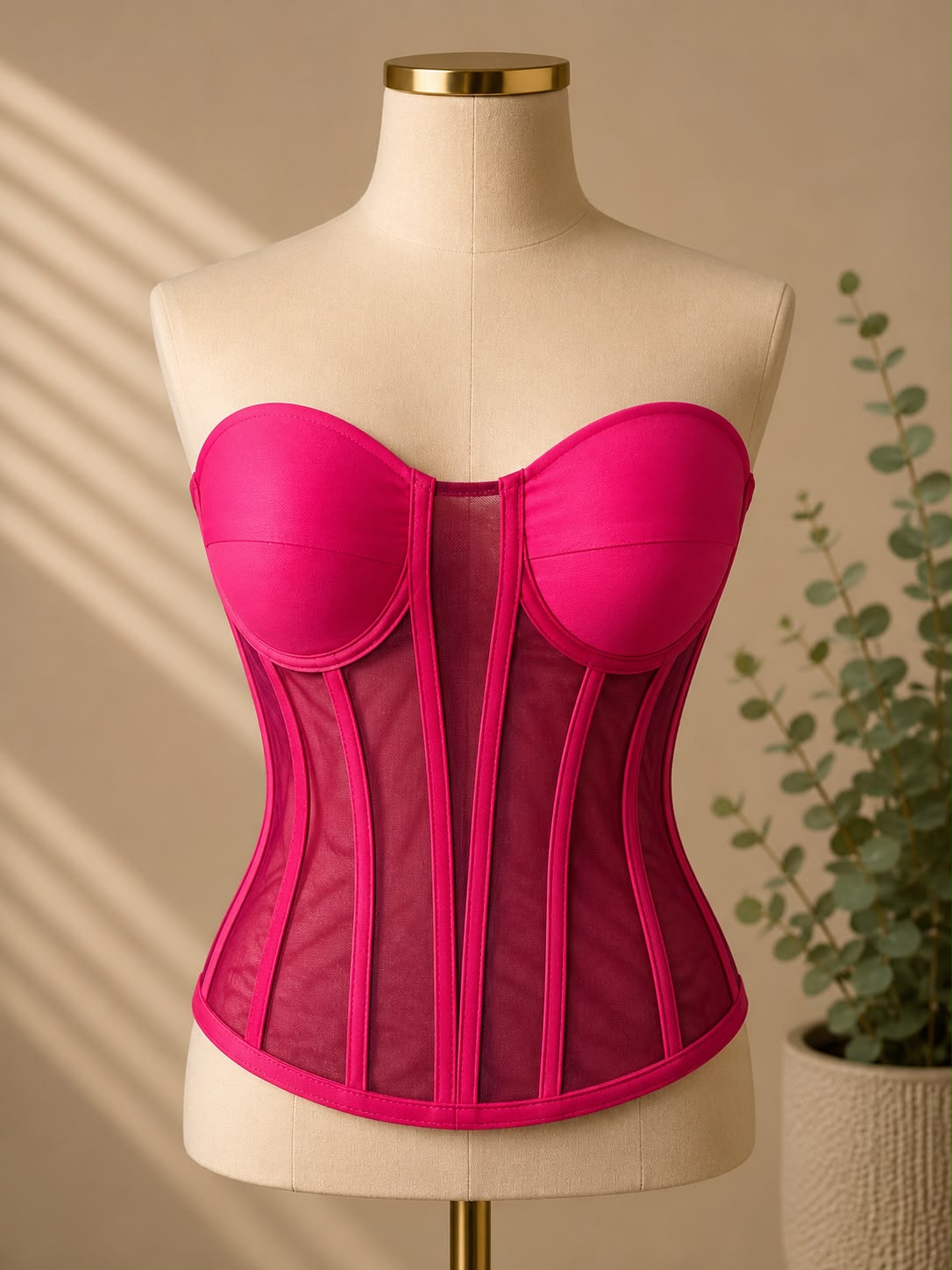 Corset Modelator cu Decupaj Rafinat In Cupe M2