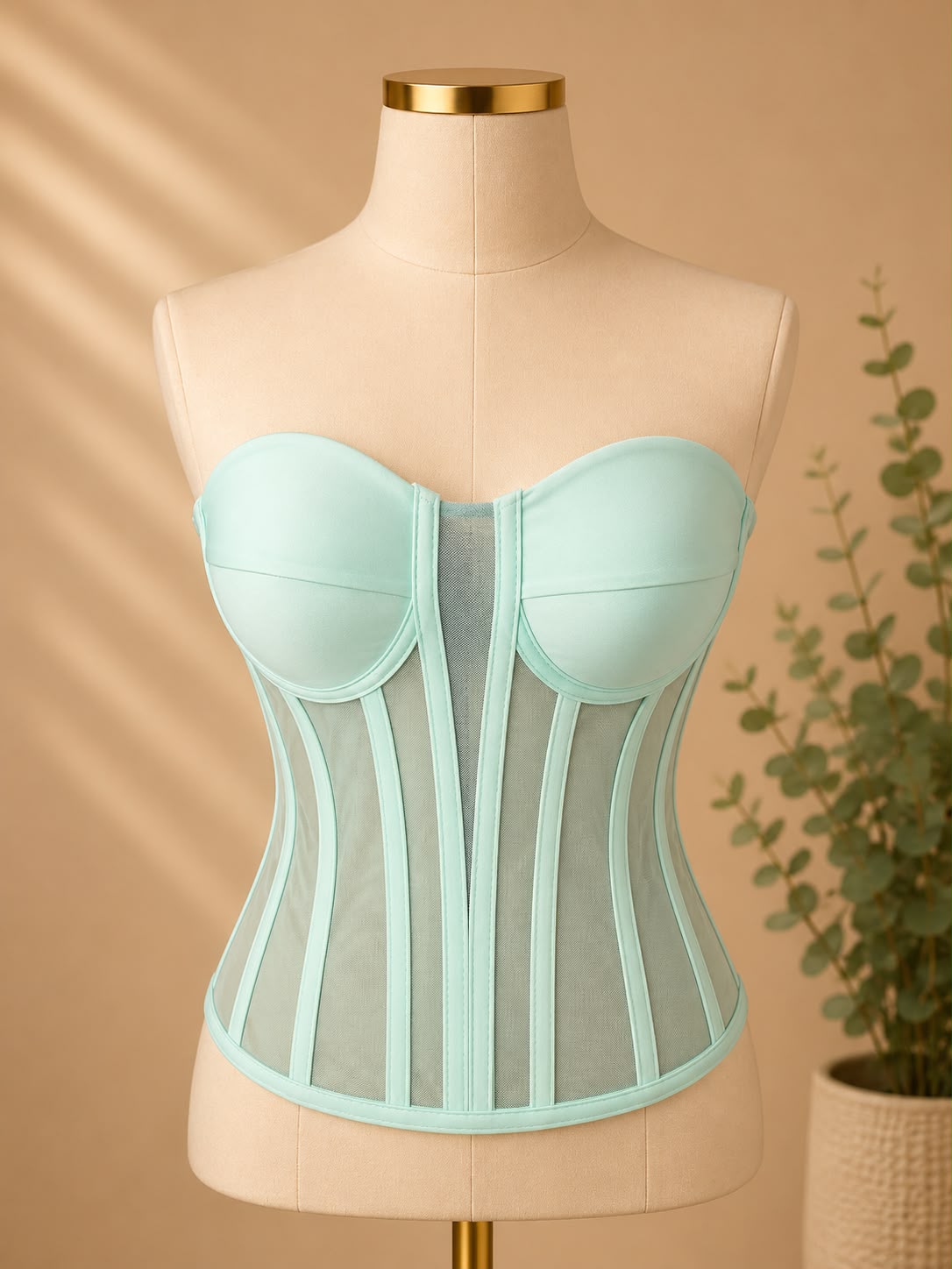Corset Modelator cu Decupaj Rafinat In Cupe M2