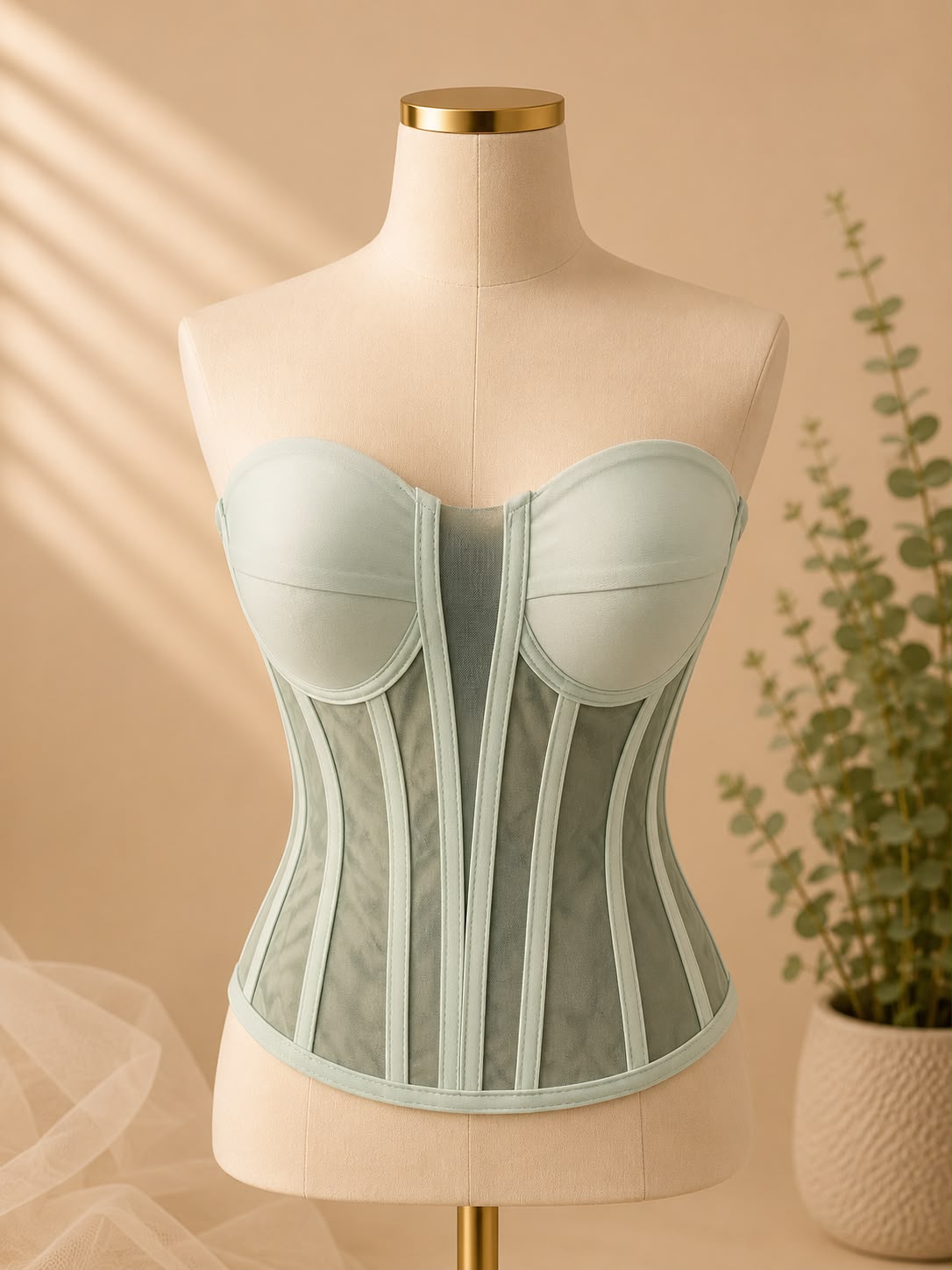 Corset Modelator cu Decupaj Rafinat In Cupe M2