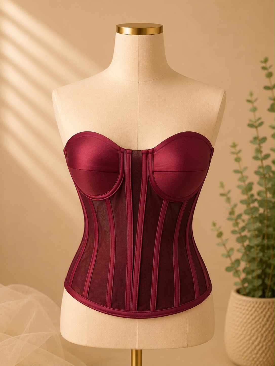 Corset Modelator cu Decupaj Rafinat In Cupe M2