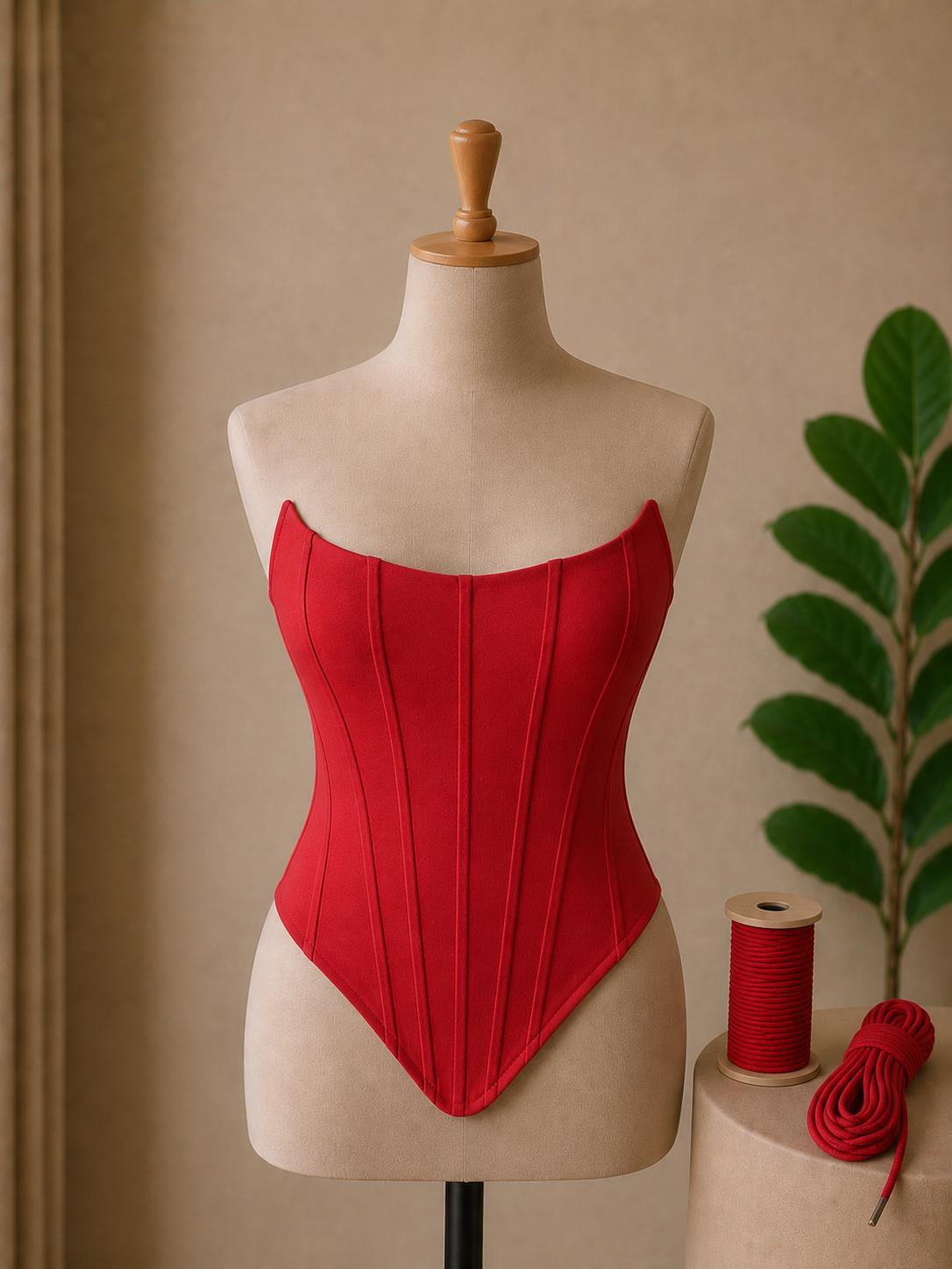 Corset elegant  si croiala ce evidentiaza talia M30