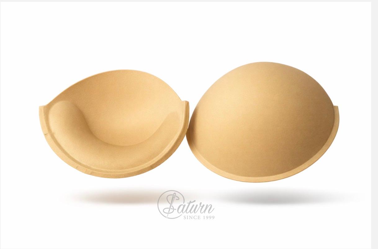 Cupe push up rotunde tip banana pentru sutien – bureti marire bust – insertii lenjerie – se vand la pereche bej mercerie saturn 