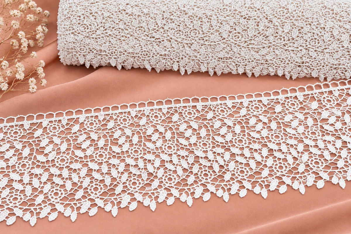 Dantela Gabir 12 Cm 10 Yards\Rola (9.14 Metri\Rola) Model 0672