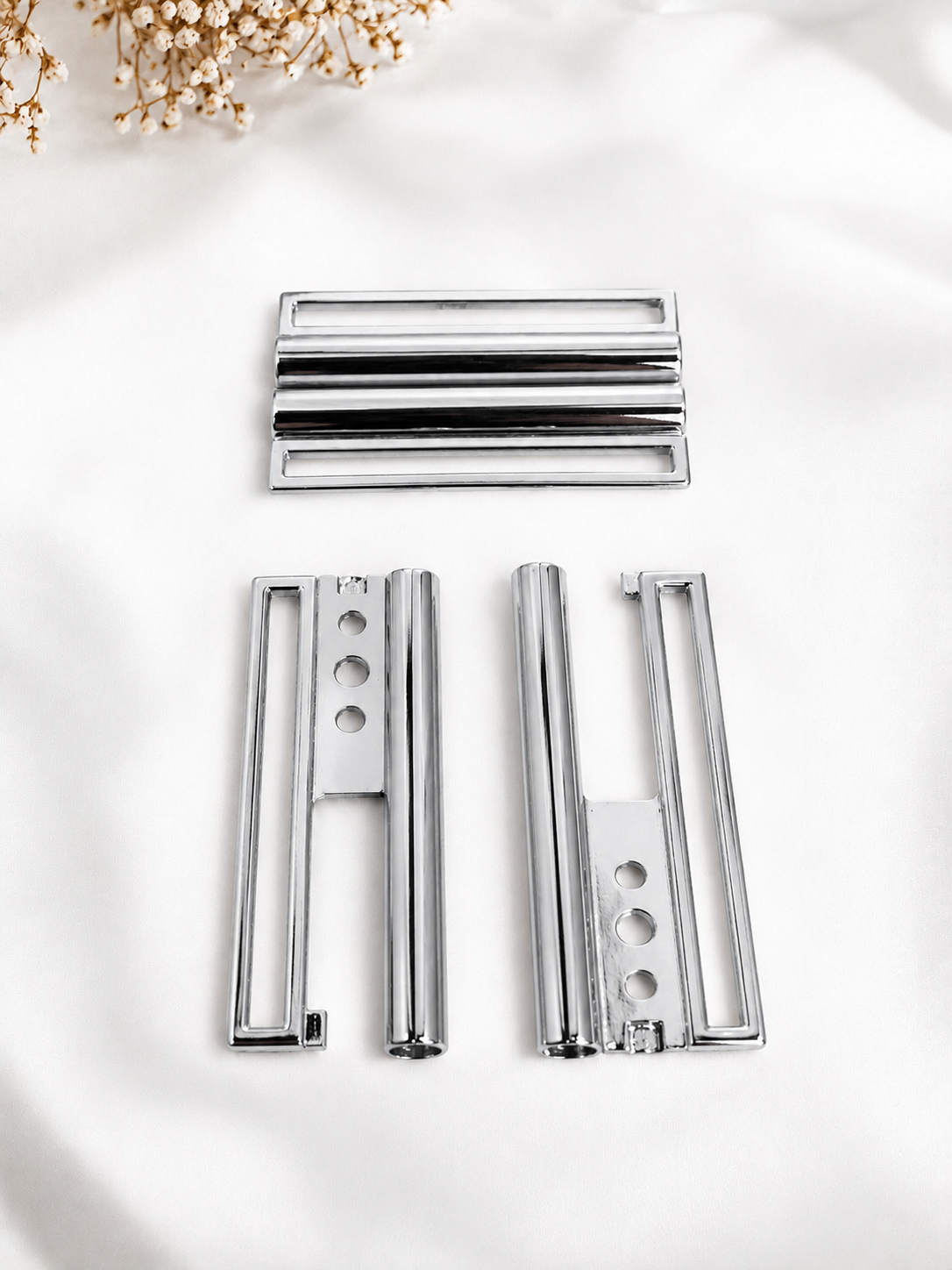 Inchizatoare Metalica Decorativa #299, 6 cm - Accesoriu Elegant pentru Curele, Veste si Rochii.