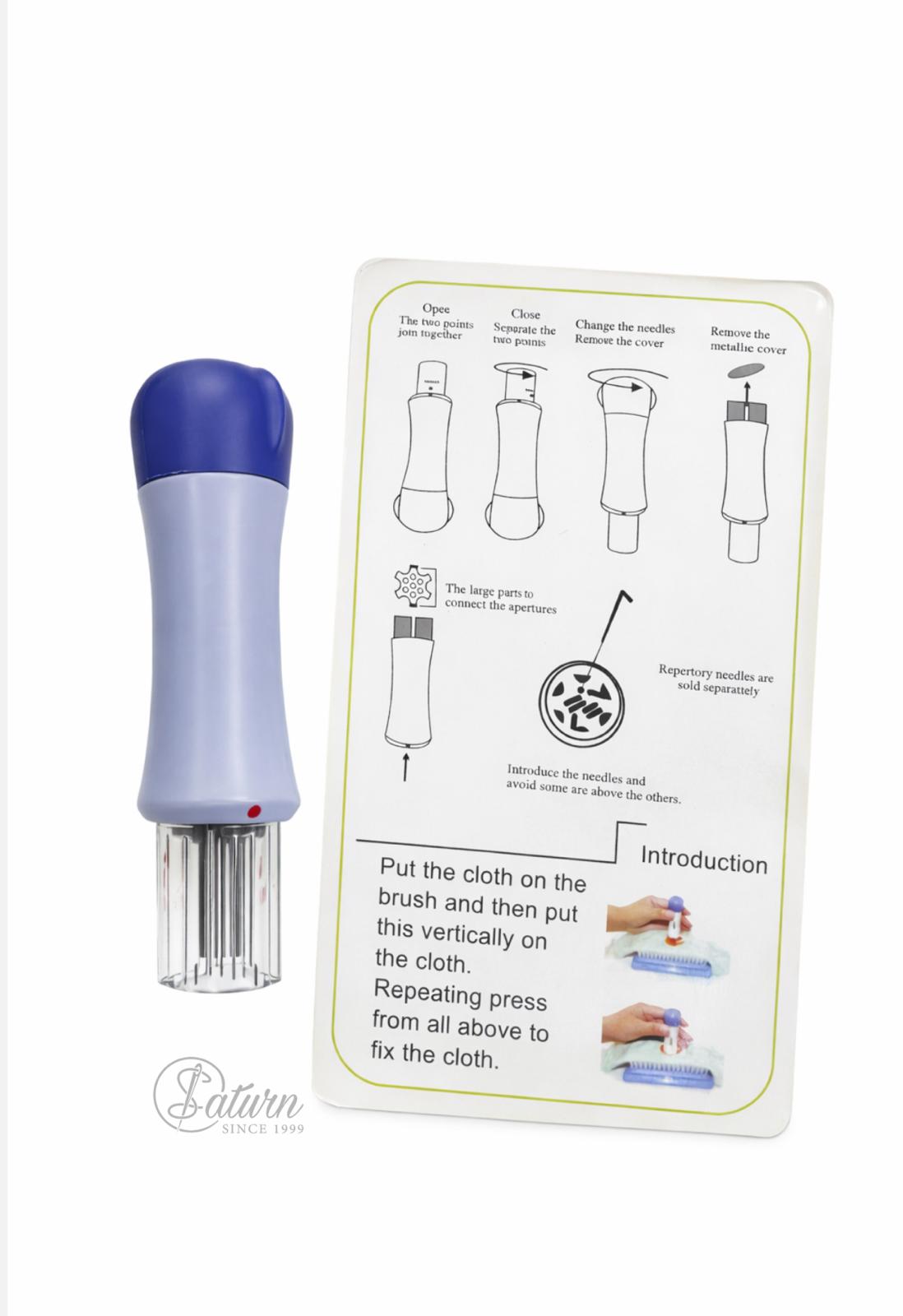 Dispozitiv Manual Pentru Fixarea Materialelor Textile Pe Burete – Unealta cu ace Pentru Tapiterie, Reparatii si Proiecte DIY