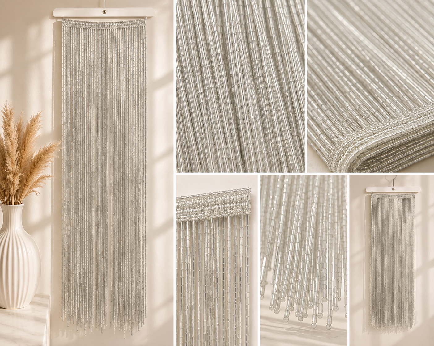 Franjuri Decorativi din Sticla 100 cm – Culori Diverse – 2.7 Yards /Pachet