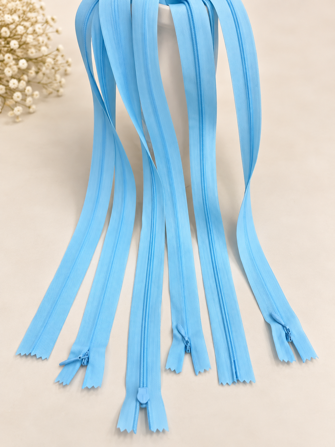 Set 50 fermoare ascunse 60cm,plastic rezistent,tip 3