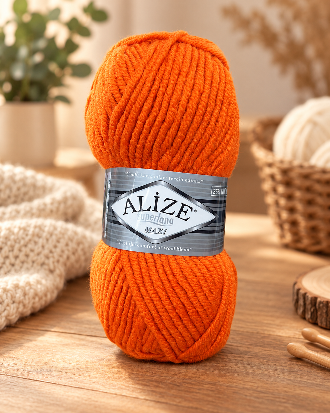Fir de tricotat Alize Superlana Maxi – (100g/buc)