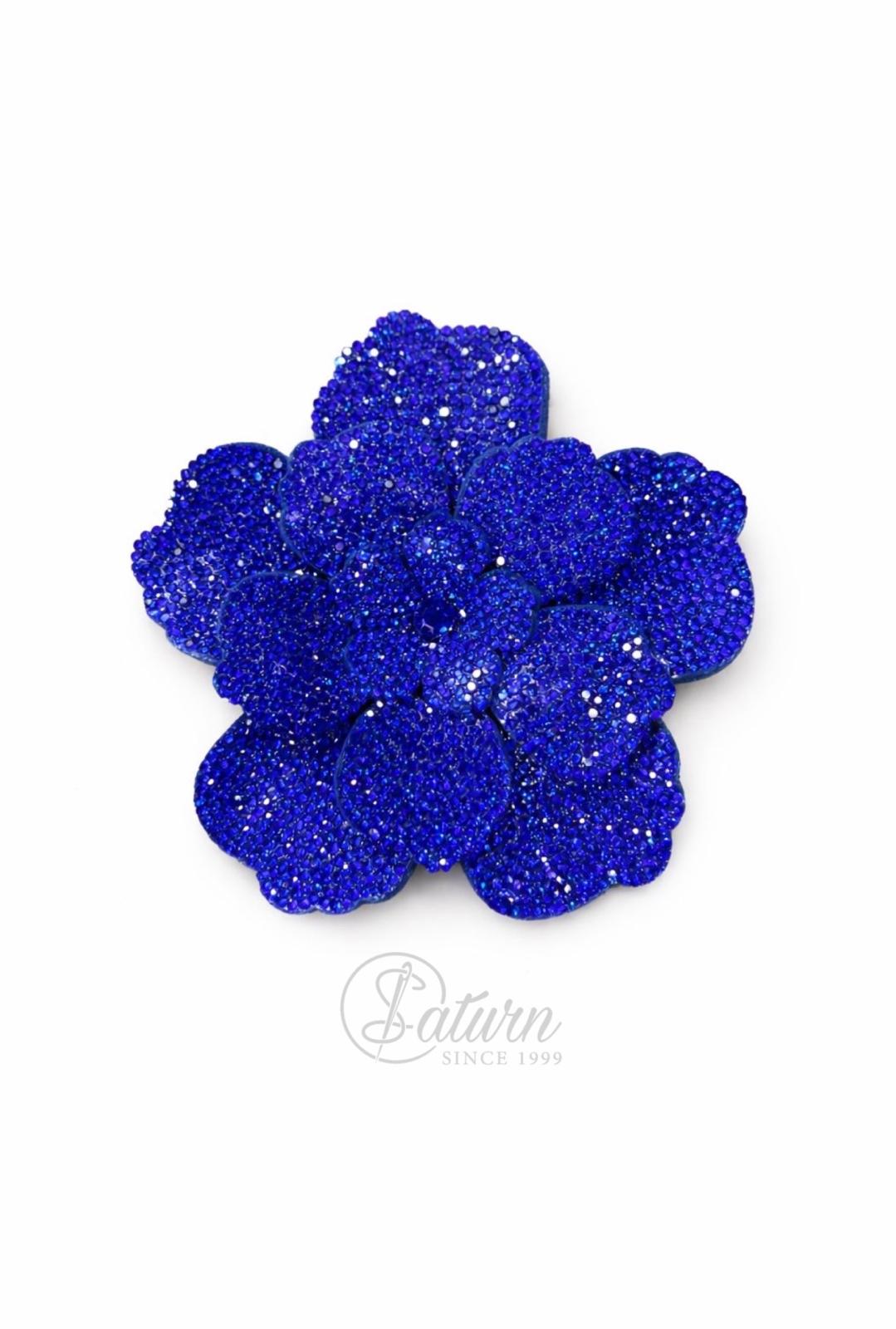 Floare Decorativa din Stras pentru Cusut – Model SCH01, 11 cm mercerie saturn flori decorative