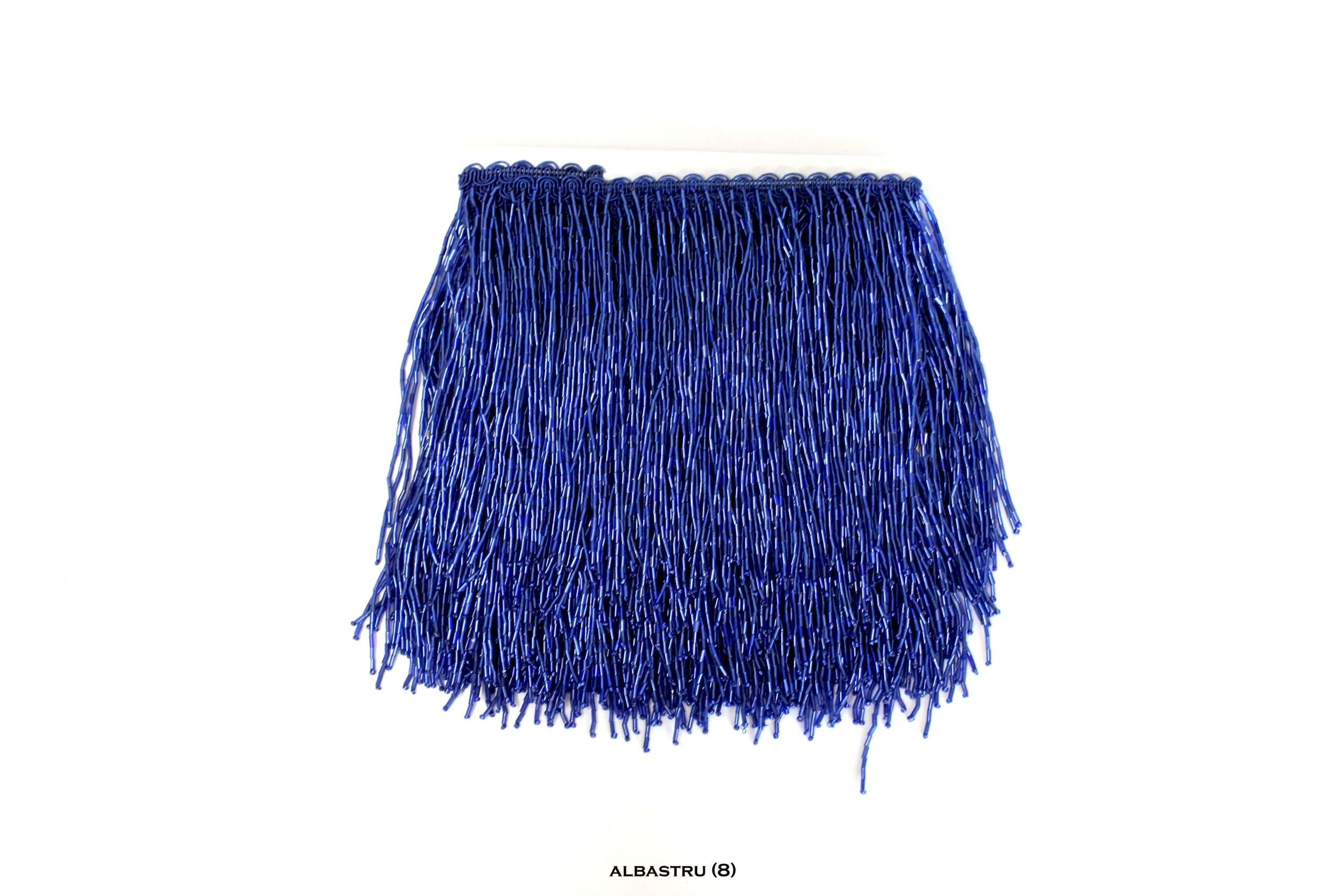 Franjuri din Sticla pe Banda Brodata – Latime 15 cm – Vandut la Metru