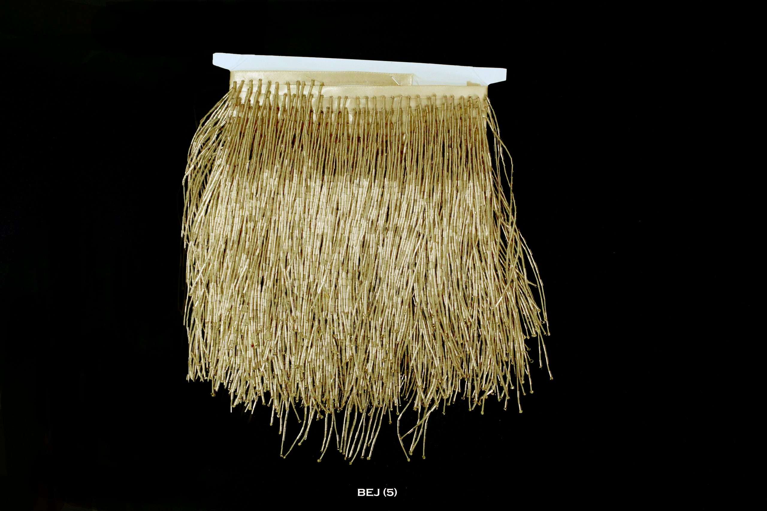 Franjuri de Sticla Pe Banda Satin 15 cm/la metru
