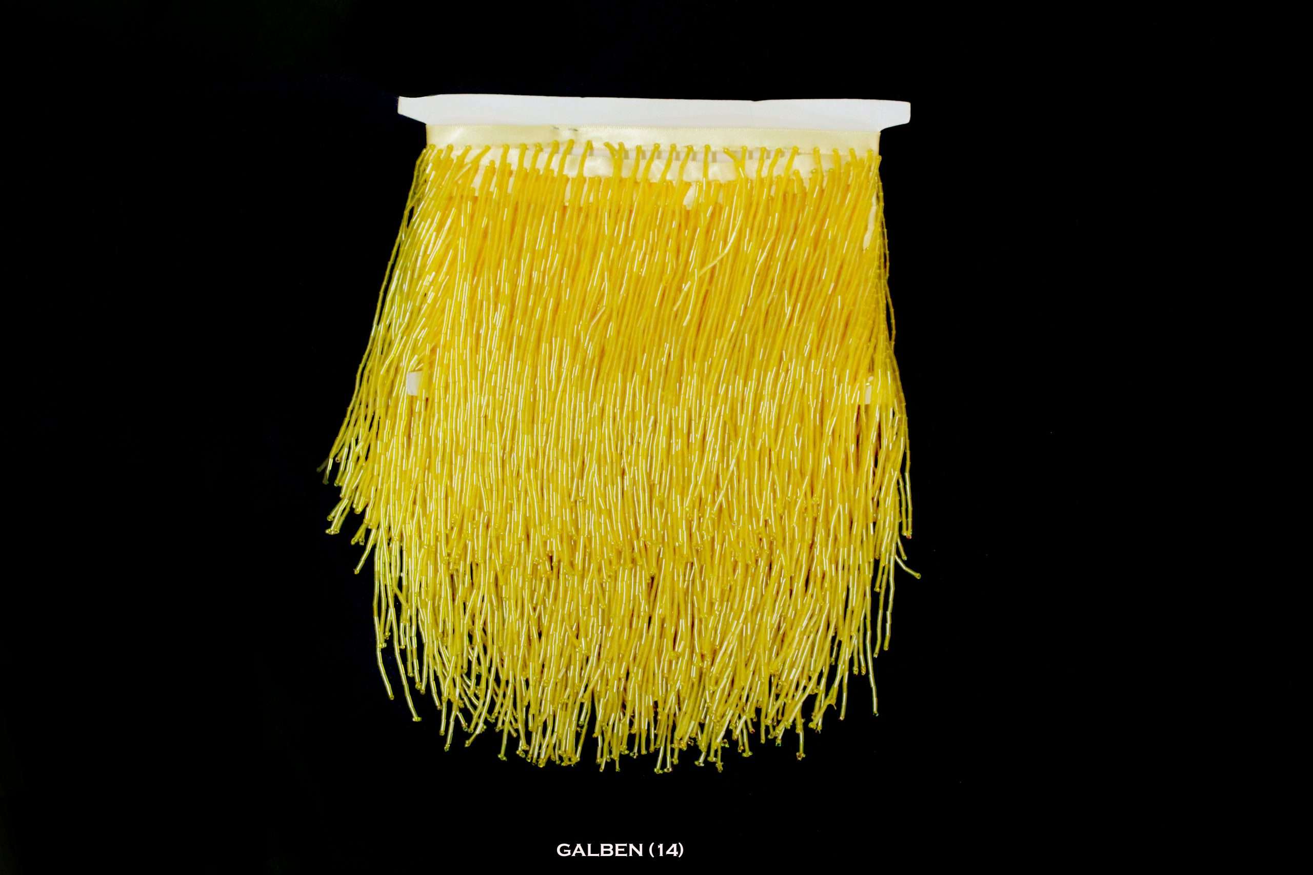 Franjuri de Sticla Pe Banda Satin 15 cm/la metru