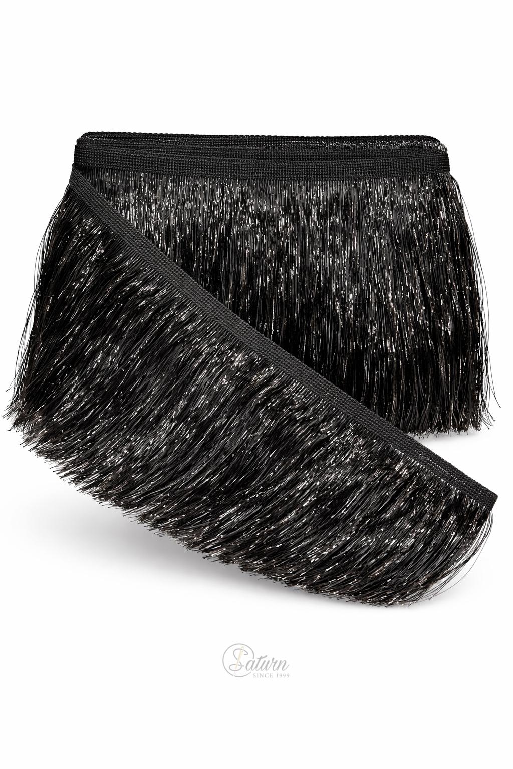 Franjuri lame stralucitori 20 cm – pentru rochii de dans si costume scenice mercerie saturn 