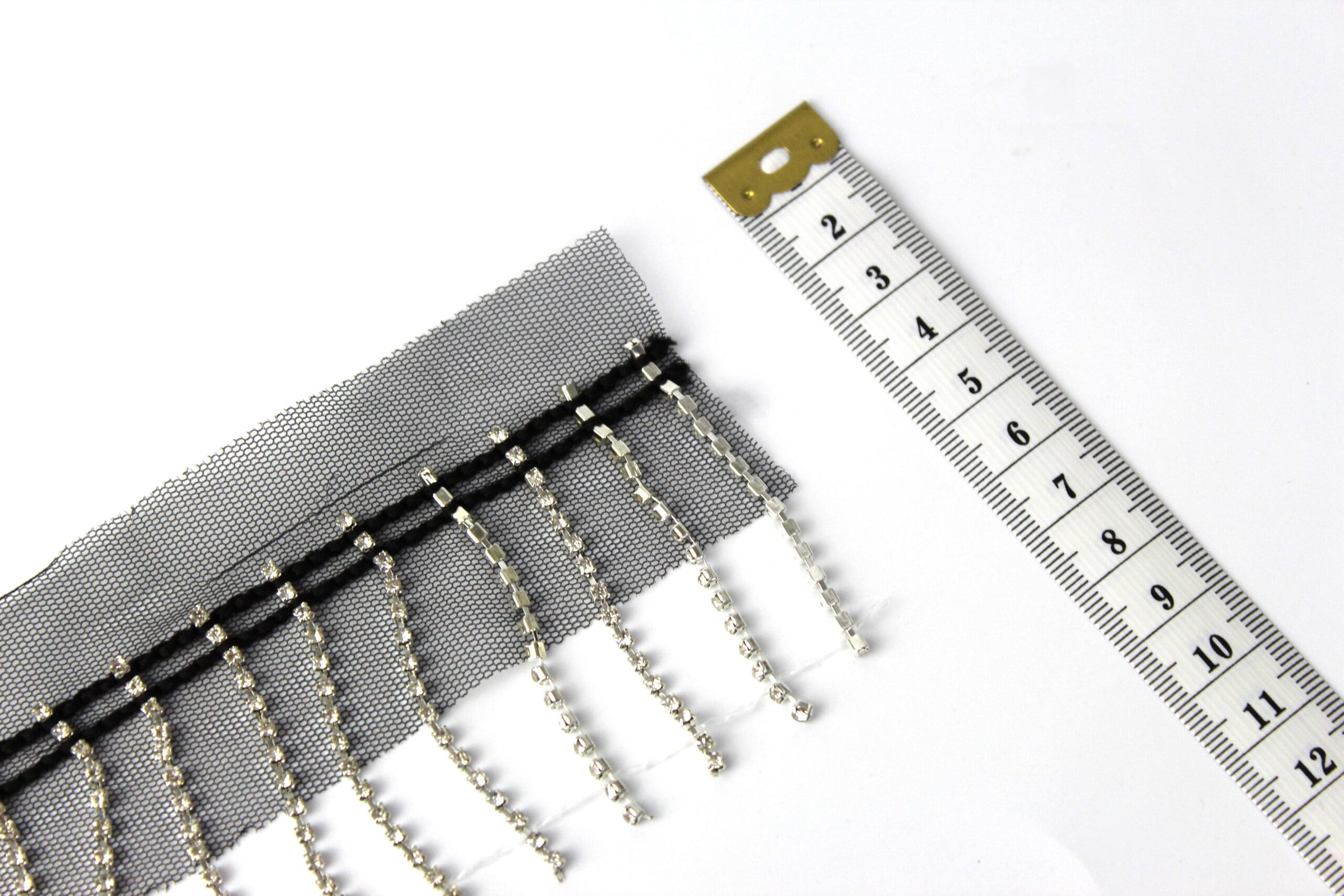 Franjuri cu strass 6cm/La metru