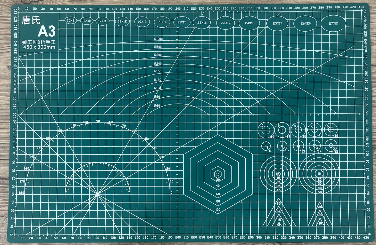 Plansa de taiere pentru croitorie si proiecte DIY – Diverse dimensiuni A4, A3, A2, A1